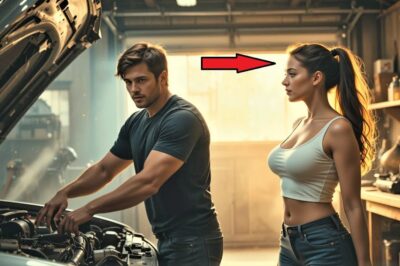 Un mécanicien aide gratuitement une femme sans le sou — quelques heures plus tard, son garage est entouré de voitures de luxe…