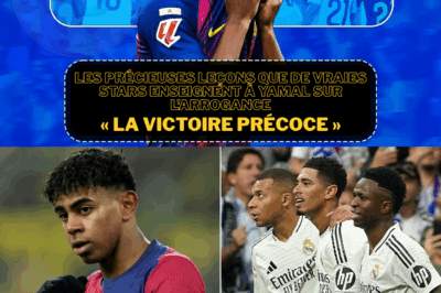 LES PRÉCIEUSES LEÇONS QUE DE VRAIES STARS ENSEIGNENT À YAMAL SUR L’ARROGANCE : « LA VICTOIRE PRÉCOCE » ET LA FIN AMER D’UN PRODIGE