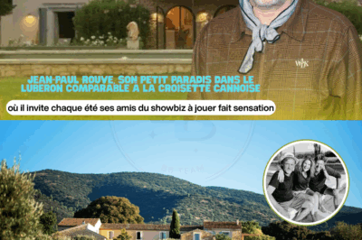 Jean-Paul Rouve, son petit paradis dans le Lubéron comparable à la Croisette cannoise, où il invite chaque été ses amis du showbiz à jouer fait sensation