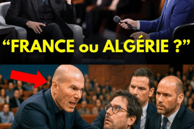 Une Journaliste se Moque de ZIDANE en Public – Sa Réponse Surprenante Laisse Tout le Monde Choqué !