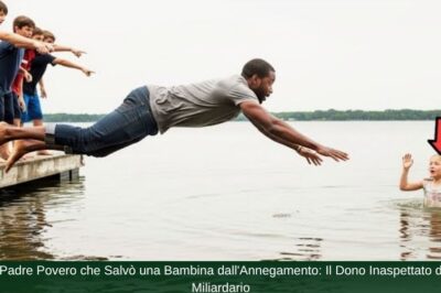 Il Padre Povero che Salvò una Bambina dall’Annegamento: Il Dono Inaspettato del Miliardario
