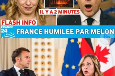 « C’est une HONTE pour la France ! » : La charge nucléaire de Giorgia Meloni contre un Emmanuel Macron isolé et fragilisé au cœur de l’Europe