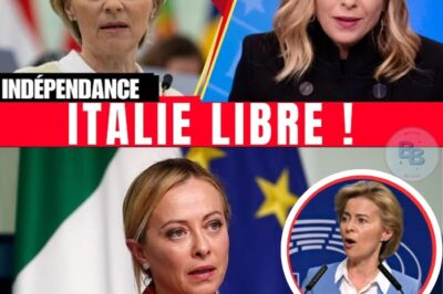 EFFONDREMENT DIPLOMATIQUE : L’ultimatum de Meloni à Bruxelles et le silence assourdissant de Paris.