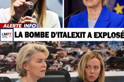 « L’Italie n’est pas votre terrain de jeu » : Meloni lance un ultimatum fracassant à Von der Leyen et agite le spectre de l’ItalExit