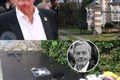 Mort d’Alain Delon : sa maison de Douchy vendue ? Le gros problème que poserait sa tombe…