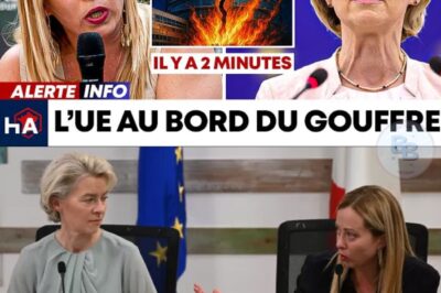 Meloni déchire le voile de Bruxelles : Le secret de Von der Leyen provoque un séisme européen à la veille du discours de la dernière chance