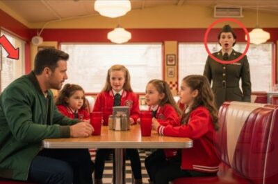 Le rendez-vous à l’aveugle de ce père célibataire vétéran était vide — jusqu’à ce que quatre enfants disent : « Notre maman est désolée d’être en retard. »