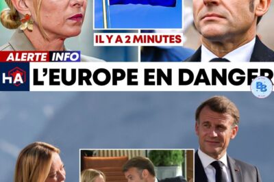 MELONI RÉVÈLE le plan caché de MACRON – L’UE sous le CHOC !