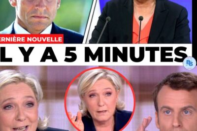 Effondrement en Direct : Macron Craque, Le Pen Ramasse la Mise – Récit d’un Soir de Chaos Politique