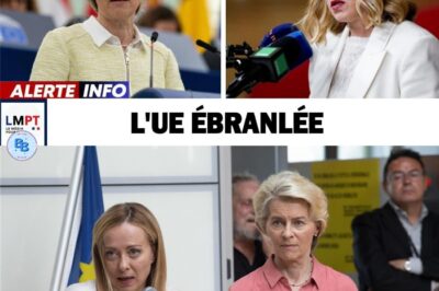 Meloni en a assez ! Message choc adressé à Von Der Leyen !