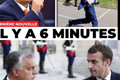 Macron quitte le Parlement européen en hâte en raison du discours d’Orbán !