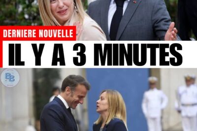 “Je dois te faire arrêter de fumer” : Macron s’amuse face à Giorgia Meloni, une scène qui détend l’atmosphère après les tensions diplomatiques