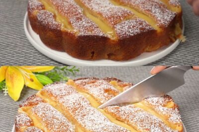 Il Segreto Proibito dei Pasticcieri: La Ricetta della Torta di Mele e Crema che si Scioglie in Bocca e ti Farà Buttare Via Tutte le Vecchie Ricette