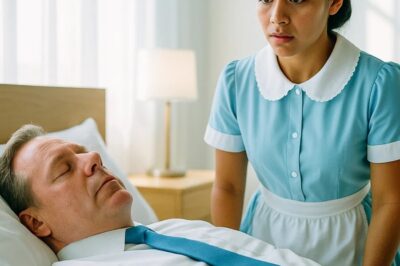 Le millionnaire fit semblant de dormir pour tester sa timide servante, mais lorsqu’il ouvrit les yeux et vit ce qu’elle faisait, son cœur s’arrêta…
