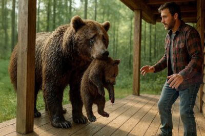 Une ourse en pleurs a amené son petit mourant à un homme. Ce qu’il a fait était incroyable !