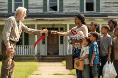 Un vieil homme a donné sa vieille maison délabrée à une mère noire en difficulté — la note qu’elle a trouvée a tout changé…