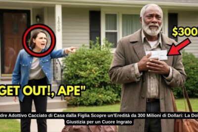 Padre Adottivo Cacciato di Casa dalla Figlia Scopre un’Eredità da 300 Milioni di Dollari: La Dolce Giustizia per un Cuore Ingrato