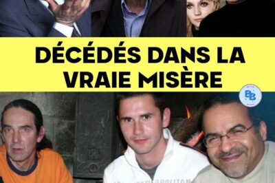 10 Acteurs Français Célèbres Morts dans la Misère – Leur Fin Va Vous Choquer !