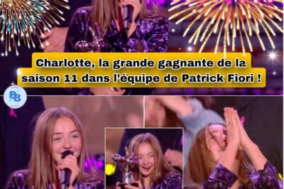 Patrick Fiori M’a Redonné Confiance En Moi » : Charlotte, La Gagnante De The Voice Kids, Révèle Le Rôle Clé De Son Coach Dans Cette Victoire Inattendue – Une Confession Qui Va Vous Surprendre !