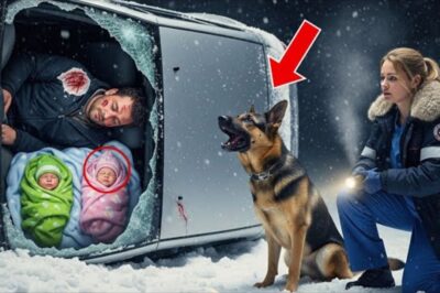Un chien K9 conduit un vétérinaire vers un SUV renversé : ce qu’il a découvert à l’intérieur vous brisera le cœur.