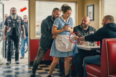 Les voyous ont harcelé une serveuse dans le diner — puis des motards sont entrés.
