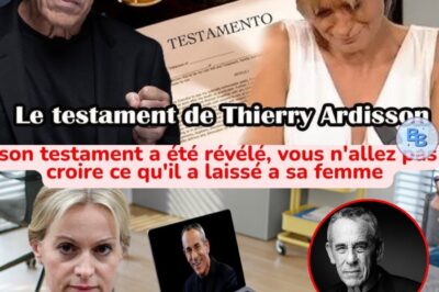 HOT : Le testament de Thierry Ardisson a été rendu public, Audrey Crespo-Mara a fondu en larmes