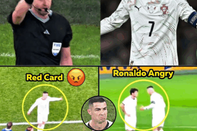 Ronaldo, furieux contre Vitinha et Neves, écope d’un carton rouge face à l’Irlande.