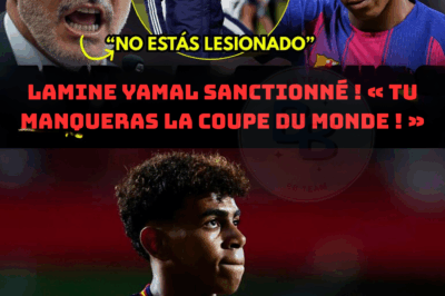 DERNIÈRES NOUVELLES : LA FÉDÉRATION ESPAGNOLE SANCTIFIE BRUTALEMENT LAMINE POUR AVOIR SIMULÉ SA BLESSURE !