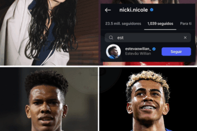 💥 DERNIÈRES NOUVELLES : Nicki Nicole s’est abonnée à Estavao Willian sur Instagram : sa dernière publication suscite l’indignation