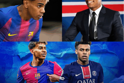 🔥 “UNE INSULTE NATIONALE !” Lamine Yamal humilie le PSG en direct, traite le club de “petite équipe”… avant que Désiré Doué ne le réduise au silence avec une réplique foudroyante de 12 mots qui fait trembler tout le football français.