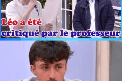🌟 Crise de colère à la Star Academy : une remarque d’un professeur met Léo en colère