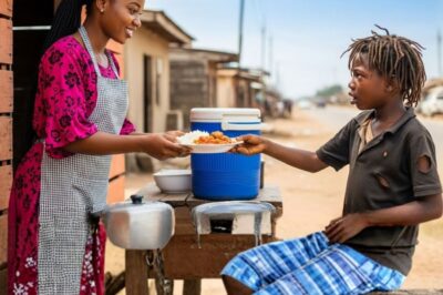 Une vendeuse ambulante nourrissait chaque jour un jeune sans-abri. Un jour, quatre 4×4 se sont arrêtés devant son échoppe.