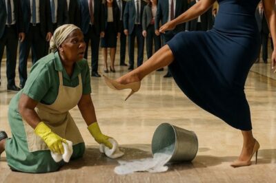 Elle pensait avoir donné un coup de pied à une pauvre femme de ménage… mais c’était la mère de son fiancé milliardaire — et voilà ce qui s’est passé.