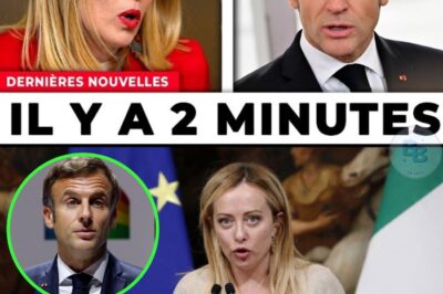 L’ULTIMATUM DE MELONI QUI FAIT TREMBLER MACRON : UNE SEULE QUESTION DÉMASQUE LE THÉÂTRE DE GUERRE ET L’ÉCHEC MIGRATOIRE EUROPÉEN
