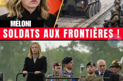 La Bombe Meloni : L’Italie Déploie l’Armée et Fait Trembler Bruxelles, Révélant la Crise Profonde de l’Unité Européenne