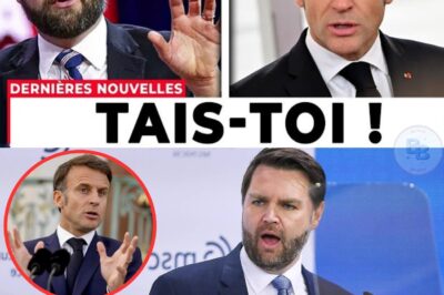 L’ULTIMATUM DE WASHINGTON : Comment JD Vance a Démoli Macron en Public et Offert au RN un Soutien International Dévastateur