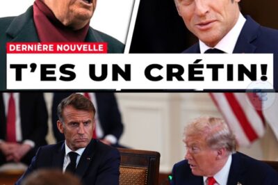 TRUMP INSULTE MACRON DEVANT LA PRESSE INTERNATIONALE – ses paroles font trembler l’Allemagne !