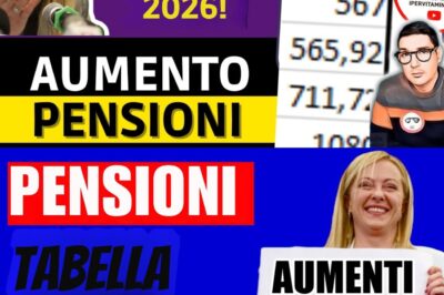 Aumento delle Pensioni da gennaio per 23 milioni di italiani. Ecco di quanto sarà