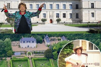 Mick Jagger : « Ça n’est pas clinquant, c’est de bon goût », son château français du XVIIIe siècle avec piscine, terrain de tennis, et une pagode japonaise dans le jardin