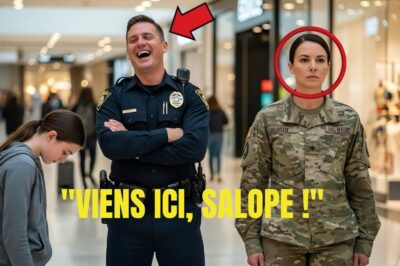 Le policier a ri lorsqu’une jeune fille a dit que sa mère faisait partie des forces spéciales – jusqu’à ce qu’elle apparaisse.