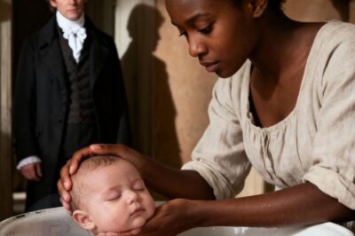 Le bébé du baron naquit aveugle… jusqu’à ce que le nouvel esclave découvre la vérité.