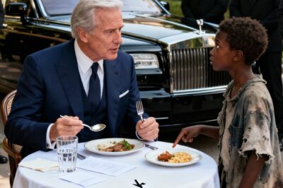 Un garçon sans-abri crie : « NE MANGEZ PAS ÇA ! »… Le milliardaire reste figé lorsqu’il découvre pourquoi !… 