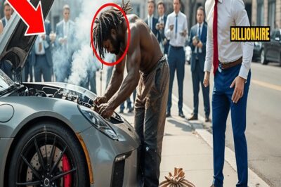 « Si tu peux réparer cette voiture, elle est à toi », a raillé le milliardaire à l’égard du sans-abri noir qu’il avait surpris en train d’admirer sa supercar en panne — mais la fin l’a laissé sans voix.
