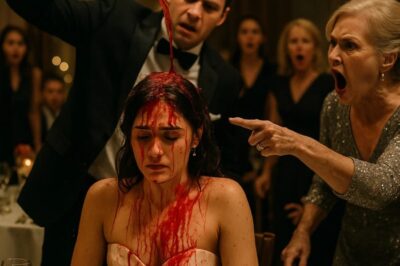 « Mon mari m’a versé du vin sur la tête pendant le dîner — sa mère a ri… Mais ils ne s’attendaient pas à ce que je fasse ensuite. »