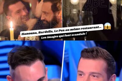 Cyril Hanouna, Jordan Bardella, Jordan de Luxe et Marine Le Pen tous réunis au restaurant : les images de leur folle soirée