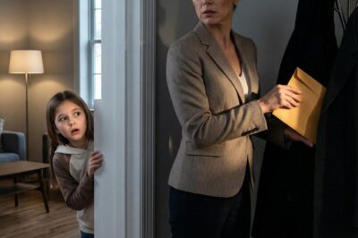 « Maman, j’ai de la fièvre… je peux rester à la maison aujourd’hui ? » demanda la fillette. Sa mère lui toucha le front et l’autorisa à rester. Vers midi, la fillette entendit une clé tourner dans la serrure. Jetant un coup d’œil par la fenêtre de sa chambre, elle vit sa tante entrer et glisser discrètement quelque chose dans la poche du manteau de sa mère. Avant de partir, sa tante téléphona et dit : « J’ai tout géré. Ce soir, elle peut appeler la police. Cette idiote ne se doutera de rien. »