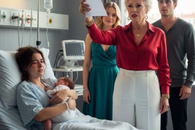 Elle vient d’accoucher — ses beaux-parents lui tendent les papiers du divorce, sans savoir qu’elle est une milliardaire en secret !