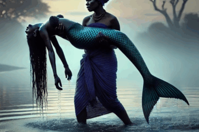 Elle a trouvé une sirène sans défense à la rivière à minuit, vous ne croirez pas ce qui s’est passé