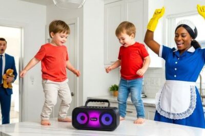 Un milliardaire surprend sa femme de ménage en train de danser avec des jumeaux sourds – Ce qui s’est passé dans la cuisine l’a choqué…