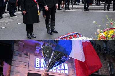 La France se souvient des attentats du Bataclan à Paris, dix ans après.